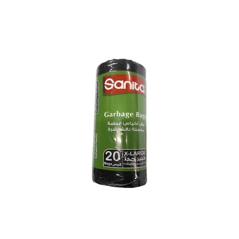 Sanita Trash Bags Roll - 110 x 180 Cm - 20 Bags